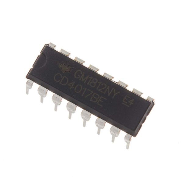 20pcs cd4017 decimal counter with ten decoded outputs pulse distributor