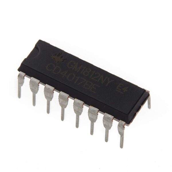 20pcs cd4017 decimal counter with ten decoded outputs pulse distributor