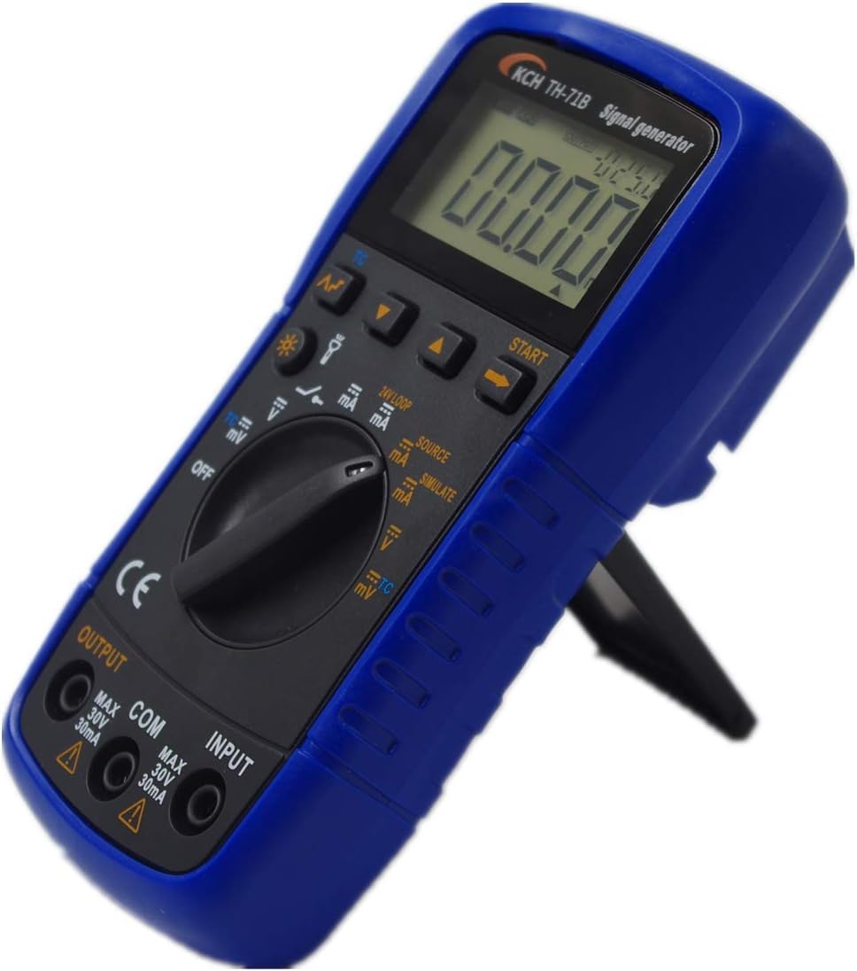 th 71b handheld signal generator source simulator meter,dc voltage current thermocouple k/e/j/t/b/r/s/n,24v loop,v/ma step output