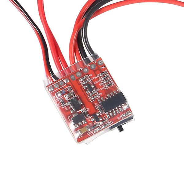4 pcs mini rc 20a brushed esc motor speed rc esc 2khz forward reverse brush brake rc 2s for controller boat rc car tank