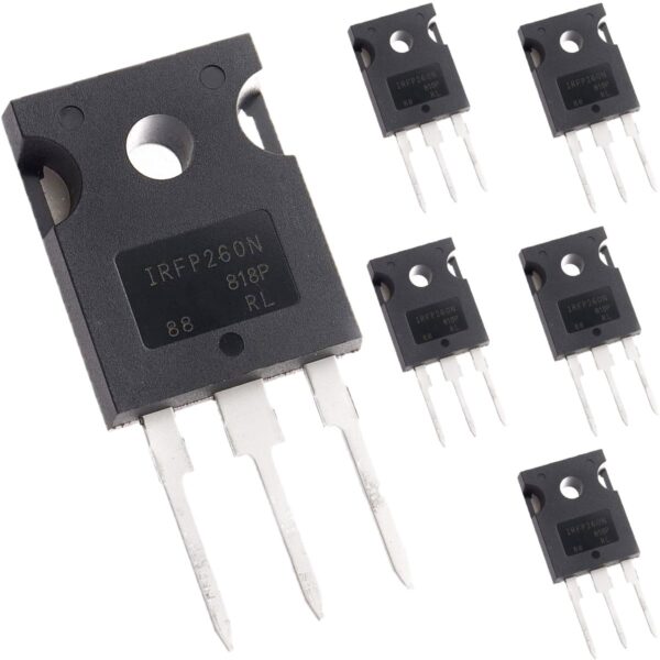 6pcs irfp260 irfp260n mosfet transistors 200v 50a power mosfets transistor n channel to 247 for electronic circuit diy