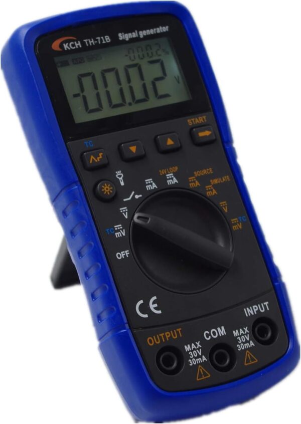 th 71b handheld signal generator source simulator meter,dc voltage current thermocouple k/e/j/t/b/r/s/n,24v loop,v/ma step output