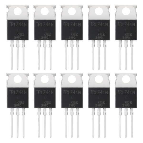 irlz44n irlz44 mosfet transistors 47a 55v irlz44npbf logic level mosfets 47 amp 55 volt to 220 (pack of 10pcs)