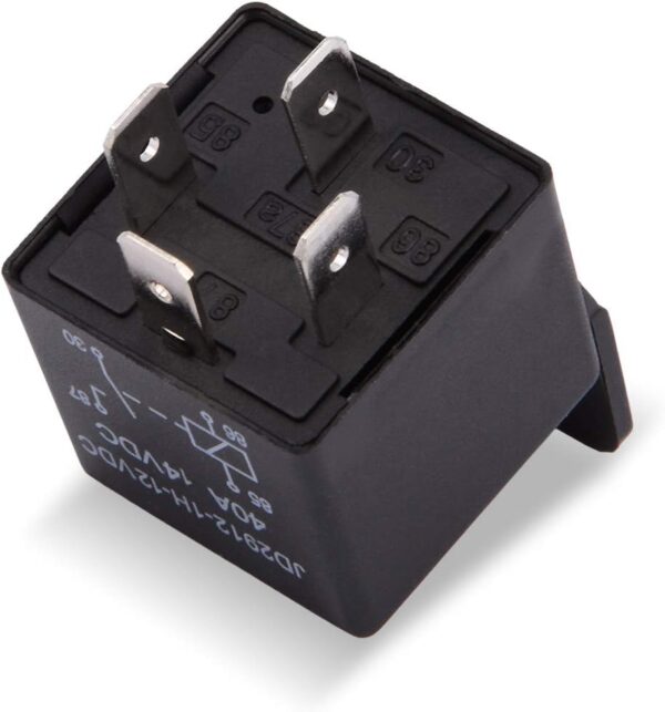 ehdis car relay 4 pin 12v 40amp spst model no.: jd2912 1h 12vdc 40a 14vdc, auto switches & starters,pack of 2