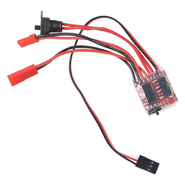 4 pcs mini rc 20a brushed esc motor speed rc esc 2khz forward reverse brush brake rc 2s for controller boat rc car tank
