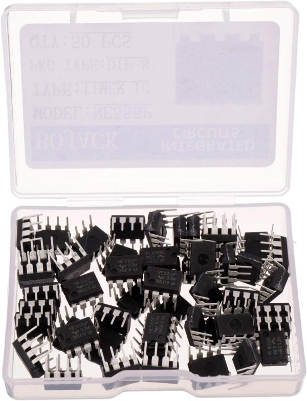 bojack ne555 timer ic ne555p pulse generator dip 8 (pack of 50 pcs)