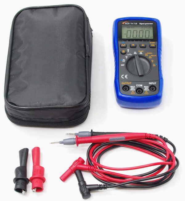 th 71b handheld signal generator source simulator meter,dc voltage current thermocouple k/e/j/t/b/r/s/n,24v loop,v/ma step output