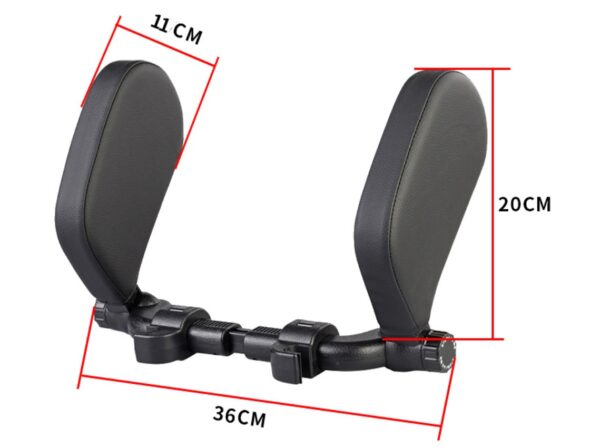 Car headrest pillow Sleep Adjustable Side Car Soft Travel Seat Headrest Auto Leather Support Neck Pillow Cushion car accessories - Image 6