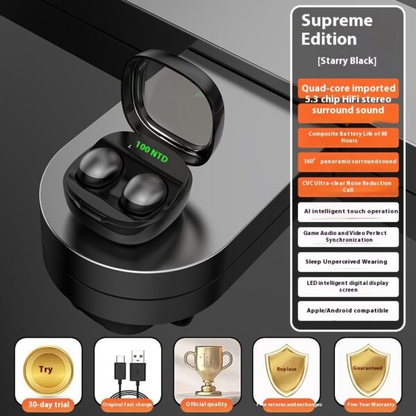 Bluetooth Mini Ultra-small Wireless Binaural Sports Headset - Image 7