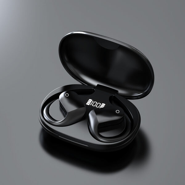 Open Ear Bluetooth, Wireless Headphones Sport Over Earphones Built-in Mic With Ear Hooks  Case Ergonomic  For Running Fitness - Image 2