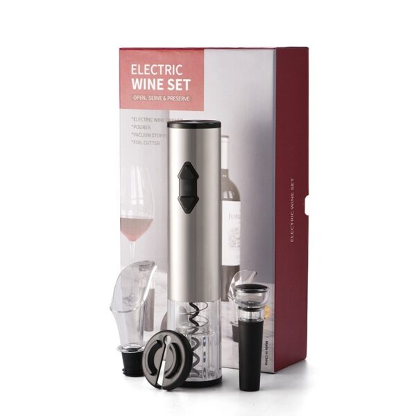 Electric Wine Opener Corkscrew Foil Cutter Set Automatic High-end Bottle Opener For Wine Kitchen Gadgets Can Opener - Image 2