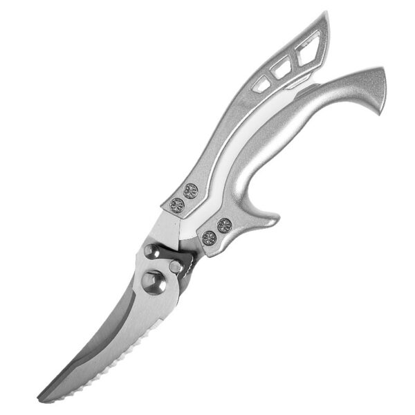 Kitchen Multifunctional Scissors Stainless Steel Chicken Bone Cleaver Knife Meat Fruit Boning Fish Scissors Scale Clean Scissors - Image 2