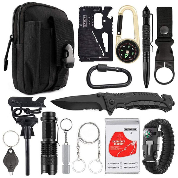 Amazon'S New Outdoor Camping Camping Multi-Function Tool Wild Survival Equipment Sos Self-Defense Supplies - Image 2