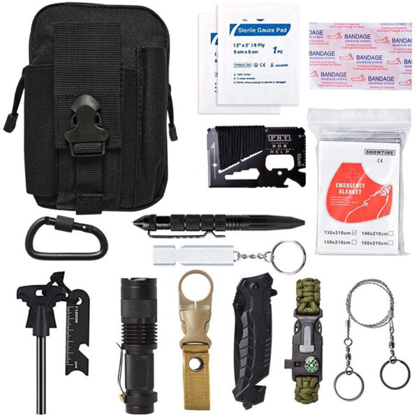 Amazon'S New Outdoor Camping Camping Multi-Function Tool Wild Survival Equipment Sos Self-Defense Supplies - Image 3
