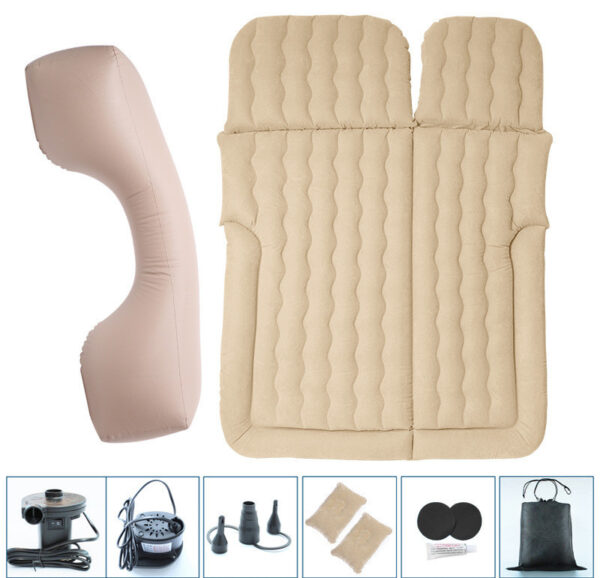 Stock Car Interior Accessories Home Car Dual Purpose Inflatable Bed Car Suv Air Cushion Bed Travel Inflatable Mattress - Image 10