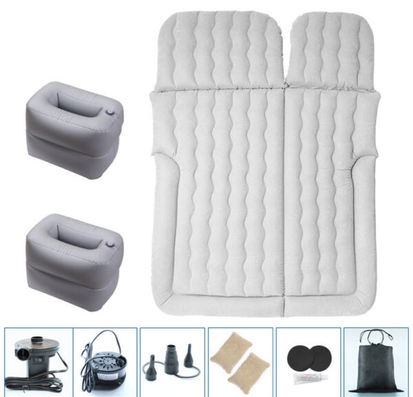 Stock Car Interior Accessories Home Car Dual Purpose Inflatable Bed Car Suv Air Cushion Bed Travel Inflatable Mattress - Image 5