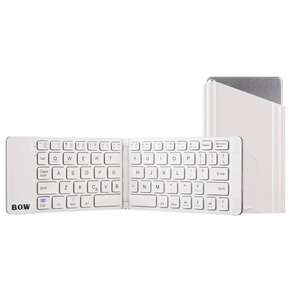 New Style Folding Bluetooth Keyboard And Mouse Set Wireless Mute Portable Keyboard For Business And Travel - Image 4