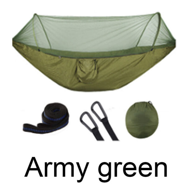 2 Person Portable Outdoor Mosquito Parachute Hammock - Image 10