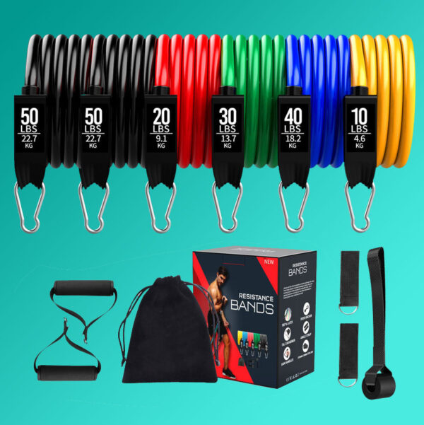 Latex Pull Rope Exercises Resistance Bands Stretch Training Yoga Band - Image 5