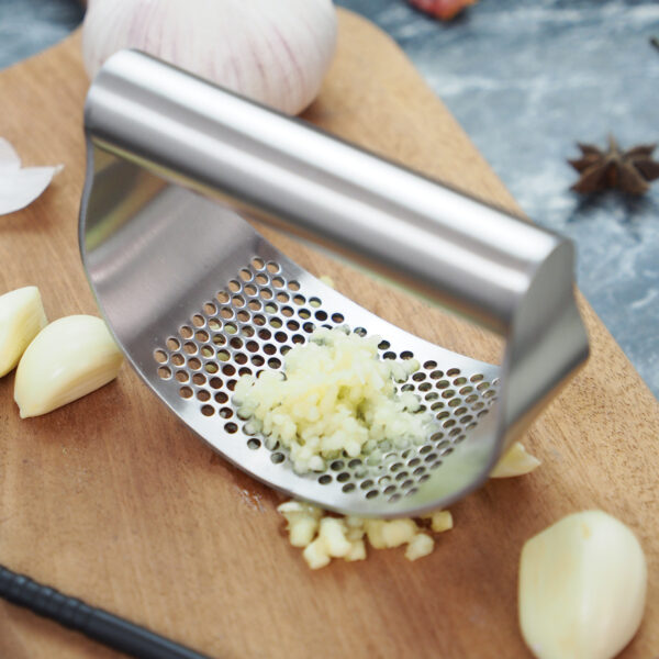 Upgraded Stainless Steel Garlic Press Squeezer Manual Garlic Ginger Rocker Crusher Garlic Cutting Mince Tools Kitchen Gadgets - Image 10