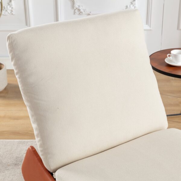 Modern Rocking Chair Recliner, Comfy Rocker Nursery Chair With Footrest, Accent Reading Chair, Uphol - Image 10