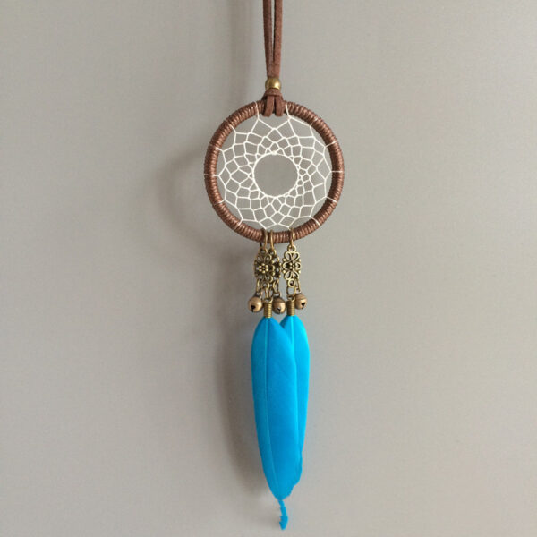 Creative feather car pendant safety car accessories - Image 2