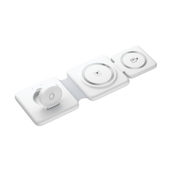 Folding Magnetic Suction Wireless Charger 3-in-1 - Image 2
