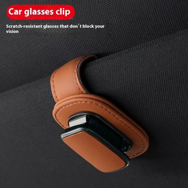 Leather Car Accessories Car Glasses Frame - Image 3