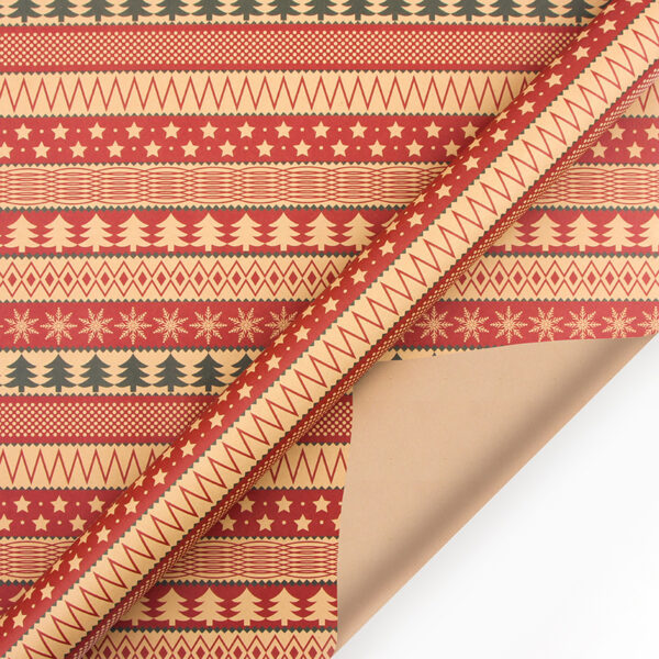Vintage Christmas Kraft Wrapping Paper Christmas Gift Wrapping Paper - Image 10