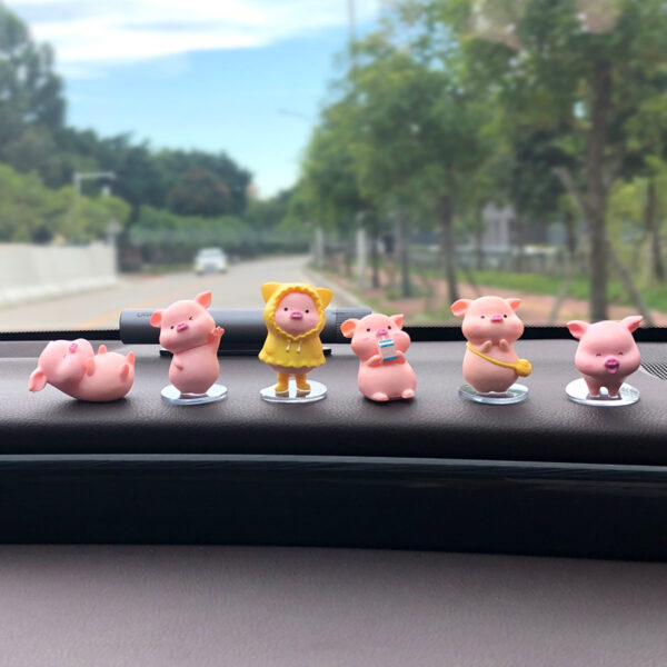 Car Accessories Piggy Creative Cartoon Cute Car Decoration - Image 10