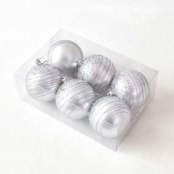 Party Plastic Christmas Ball Decorations Painted - Image 4