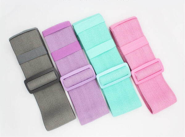Aolikes Adjustable Fitness Stretch Training Booty Bands Elastic Resistance Bands - Image 5