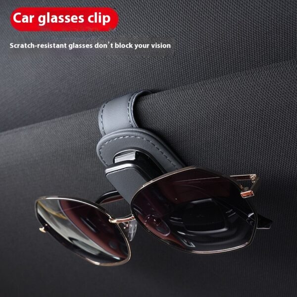 Leather Car Accessories Car Glasses Frame - Image 8