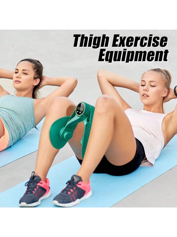 Inner Thigh Exerciser And Pelvic Floor Kegel Trainer With Resistance Bands And LED Counter - 3 Intensity Levels - Home Gym Equipment For Toning And Strengthening - Image 9